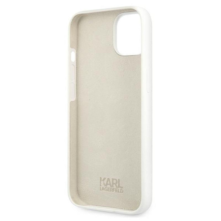 Karl Lagerfeld Silicone Stack Logo - Etui iPhone 13 (biały)