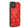 Guess 4G Double Layer Glitter Case - Etui iPhone 11 (Red)