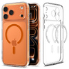 Spigen Ultra Hybrid Mag MagSafe - Etui do iPhone 17 Pro Max (Clear/Orange)