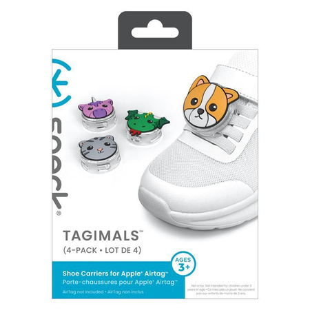 Speck Tagimals – Etui / uchwyt do AirTag 1 / 2 (zestaw 4 szt)