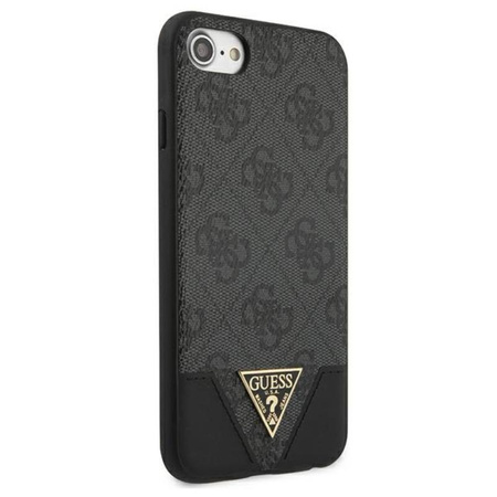 Guess 4G Triangle Collection - Etui iPhone SE / 8 / 7 (szary)