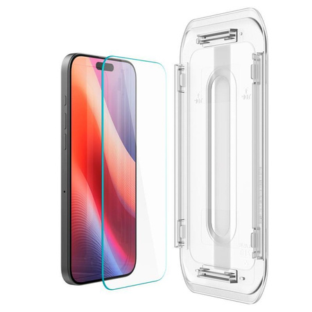 Spigen GLAS.TR EZ FIT 2-Pack - Szkło hartowane do iPhone 16 Pro / 17 / 17 Pro 2 szt