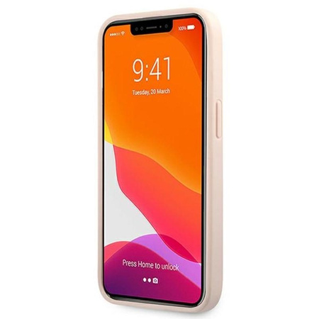 Guess 4G Printed Stripe - Etui iPhone 13 Mini (różowy)