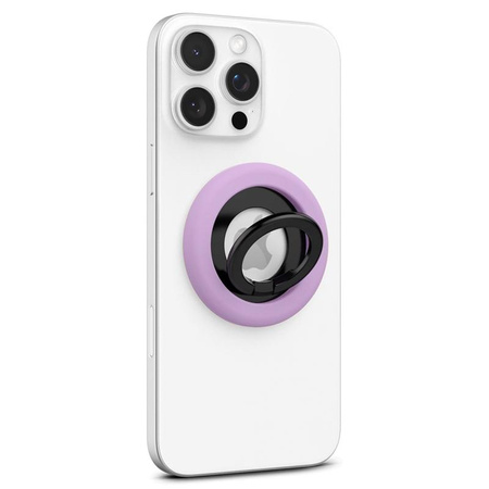 Spigen Nano Pop MagSafe Phone Ring - Magnetyczny uchwyt na palec z funkcją podstawki (Grape Purple)