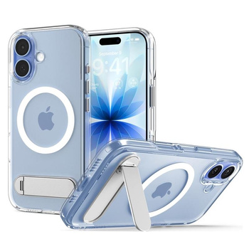 Spigen Ultra Hybrid S Mag MagSafe - Etui do iPhone 17 (Clear/White)