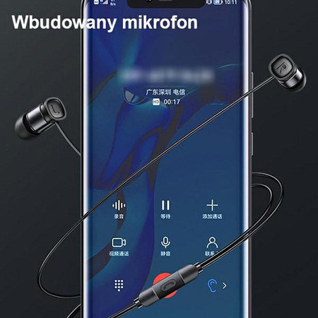 USAMS EP-46 - Słuchawki stereo jack 3,5 mm (czerwony)