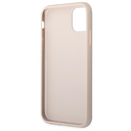 Guess 4G Metal Gold Logo – Etui iPhone 11 (różowy)