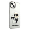 Karl Lagerfeld IML Glitter NFT Karl & Choupette - Etui iPhone 14 (przezroczysty)