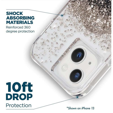 Case-Mate Karat MagSafe - Etui iPhone 14 Plus zdobione onyksem (Onyx)