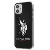 US Polo Assn Big Double Horse Logo - Etui iPhone 12 Mini (czarny)