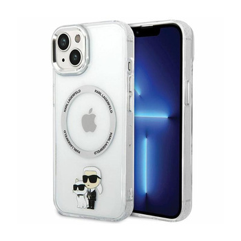 Karl Lagerfeld NFT Karl & Choupette MagSafe - Etui iPhone 13 (Przezroczysty)