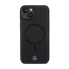 Mercedes Smooth Leather MagSafe - Etui iPhone 14 (czarny)