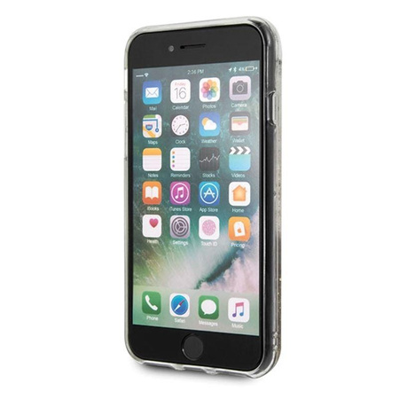 Karl Lagerfeld Glitter Liquid Floatting Charms - Etui iPhone SE 2020 / 8 / 7 (Floatting Charms)