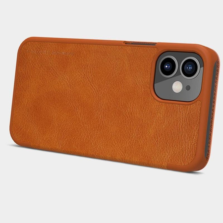 Nillkin Qin Leather Case - Etui Apple iPhone 12 Mini (Blue)
