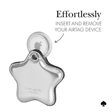 Kate Spade New York Charm Keychain - Etui ochronne brelok do Apple AirTag 1 / 2 (Star)