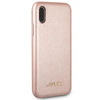 Guess Iridescent - Etui iPhone Xs / X (różowo złoty)