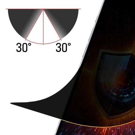 3mk Silky Matt Privacy - Matowa folia prywatyzująca do iPhone Air