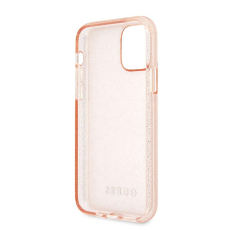 Guess Glitter Case - Etui iPhone 11 (Pink)