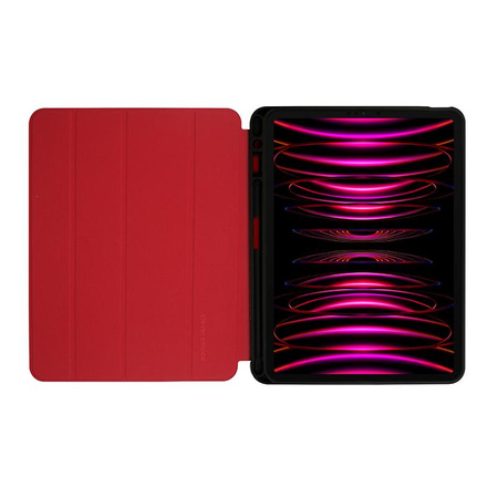Crong FlexFolio – Etui iPad Air 11” M3 (2025) / iPad Air 11” M2 (2024) / iPad Air 10.9” (5-4 gen.) / iPad Pro 11" (2022-2021) z funkcją Apple Pencil (czerwony)