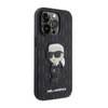 Karl Lagerfeld Saffiano Monogram NFT Ikonik - Etui iPhone 14 Pro Max (Czarny)