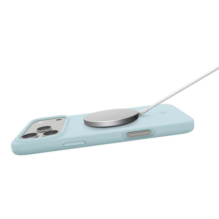 Spigen Silicone Fit Mag MagSafe - Etui do iPhone 17 Pro Max (Mute Blue)