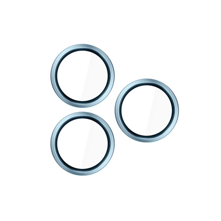 3mk HARDY Lens Protection Pro - Szkło na obiektyw aparatu iPhone 17 Pro / iPhone 17 Pro Max (Ocean Blue)
