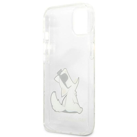 Karl Lagerfeld Choupette Fun - Etui iPhone 13 Mini (przezroczysty)