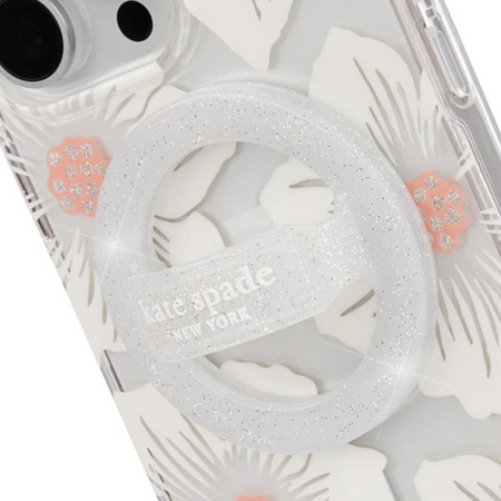 Kate Spade New York Magnetic Loop Grip - Uchwyt MagSafe na palec (The Sparkle Silver)