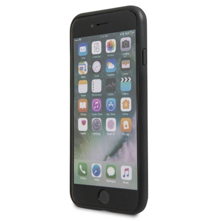 Karl Lagerfeld Embossed Case Karl & Choupette - Etui iPhone SE 2020 / 8 / 7 (czarny)