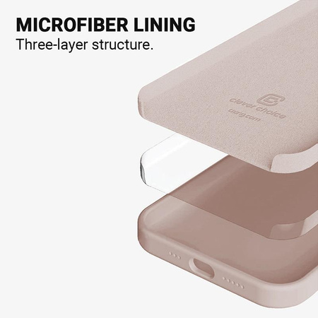 Crong Color Cover - Etui iPhone 13 Pro Max (piaskowy róż)