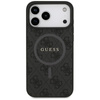 Guess 4G Ring Classic Logo MagSafe - Etui iPhone 17 Pro Max (czarny)