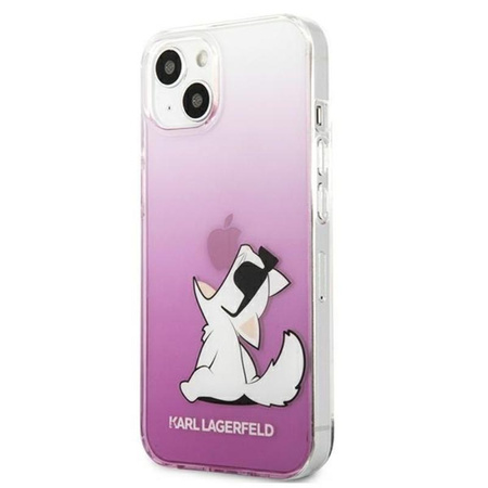 Karl Lagerfeld Choupette Fun - Etui iPhone 13 Mini (różowy)