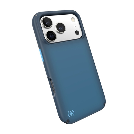 Speck Presidio Lux MagSafe - Etui iPhone 17 Pro (Deep Sea Fade / Black / Spell Blue)