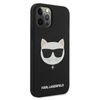 Karl Lagerfeld Choupette Head Silicone - Etui iPhone 12 / iPhone 12 Pro (czarny)