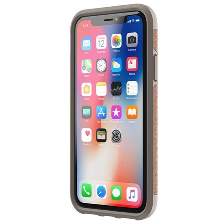 Griffin Survivor Prime Leather - Pancerne etui iPhone X (brązowy)