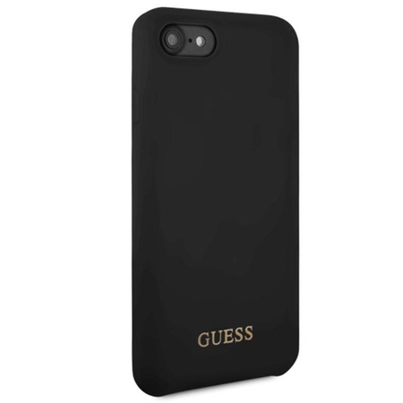 Guess Silicone - Etui iPhone 8 / 7 (czarny)