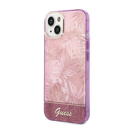 Guess Jungle Case – Etui iPhone 14 (Różowy)