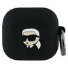 Karl Lagerfeld Silicone Karl Head 3D - Etui AirPods 4 (czarny)