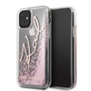 Karl Lagerfeld Signature Glitter Case - Etui iPhone 11 (Rose Gold)