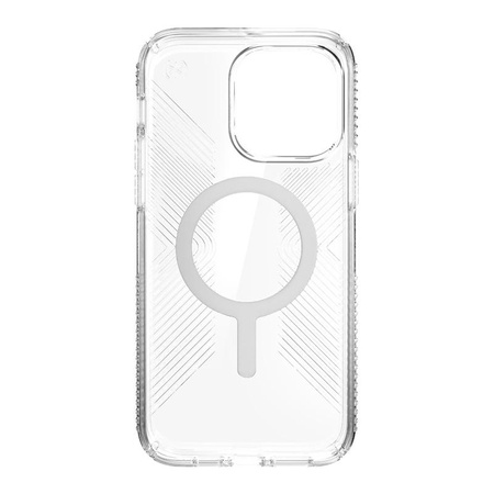 Speck Presidio Perfect-Clear with Grips + MagSafe - Etui iPhone 14 Pro Max z powłoką MICROBAN (Clear)