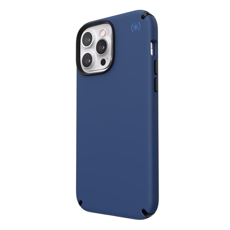 Speck Presidio2 Pro - Etui iPhone 13 Pro Max / iPhone 12 Pro Max z powłoką MICROBAN (Coastal Blue/Black/Storm Blue)