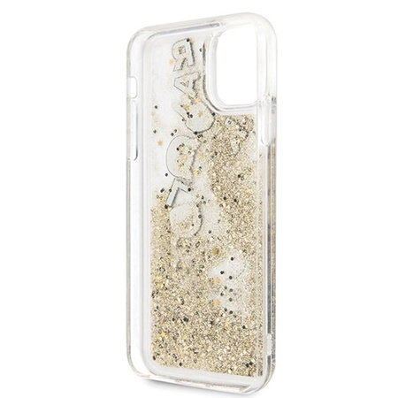 Karl Lagerfeld Glitter Liquid Floatting Charms - Etui iPhone 11 Pro Max (Gold Floatting Charms)
