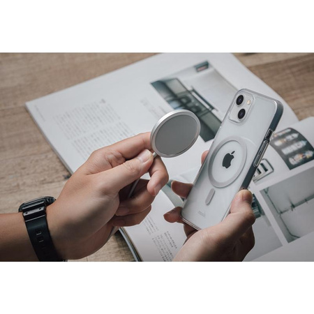 Moshi Arx Clear Slim Hardshell Case - Etui iPhone 13 MagSafe (Crystal Clear)