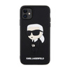 Karl Lagerfeld 3D Rubber NFT Ikonik - Etui iPhone 11 (Czarny)