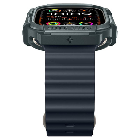 Spigen Rugged Armor - Obudowa do Apple Watch Ultra 1/2 49 mm (Abyss Green)