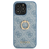 Guess 4G Ring Case - Etui iPhone 13 Pro (niebieski)