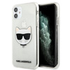 Karl Lagerfeld Choupette Head Glitter - Etui iPhone 11 (srebrny)