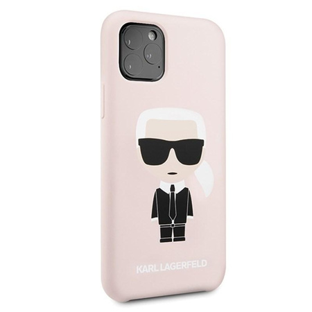 Karl Lagerfeld Fullbody Silicone Iconic - Etui iPhone 11 Pro (Pink)