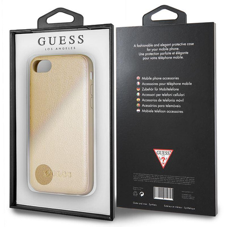 Guess Iridescent - Etui iPhone 8 / 7 (złoty)