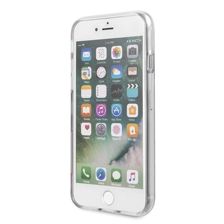 Karl Lagerfeld Iconic Karl - Etui iPhone SE 2020 / 8 / 7 (Silver Glitter)